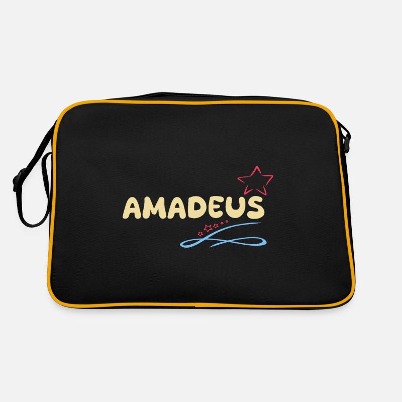 Amadeus - Retro Bag - black/gold