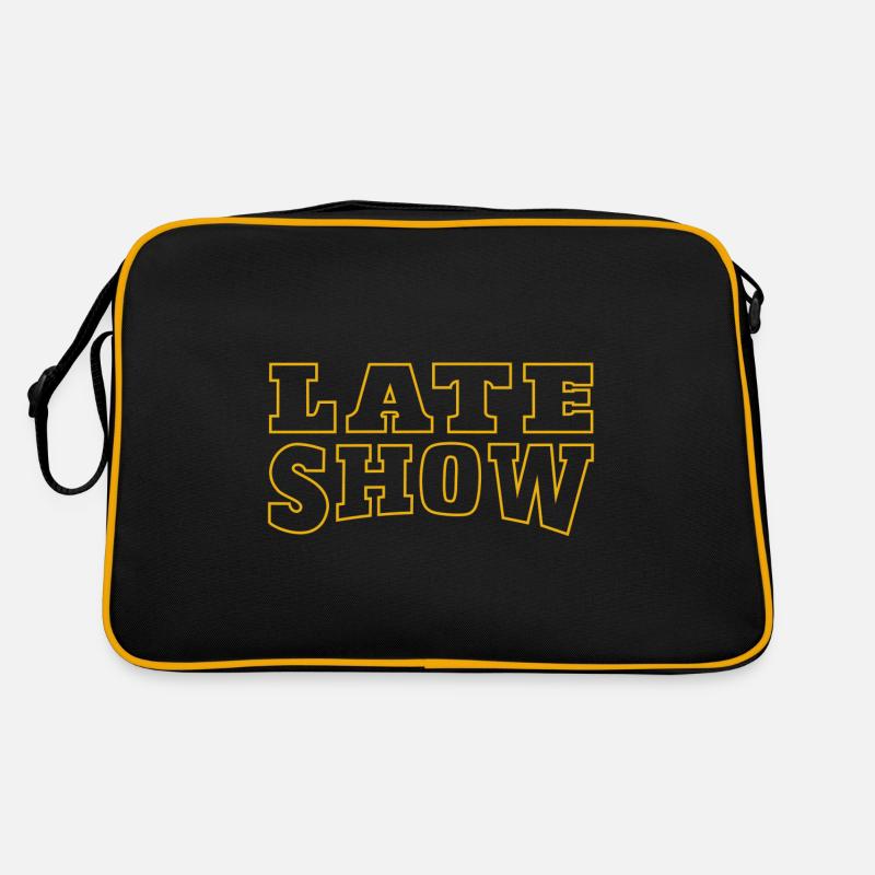 Late Show Graphic - Retro Bag - black/gold