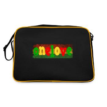 One love - Retro Bag - black/gold - Back
