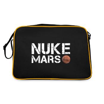 Nuke Mars - Retro Bag - black/gold - Back