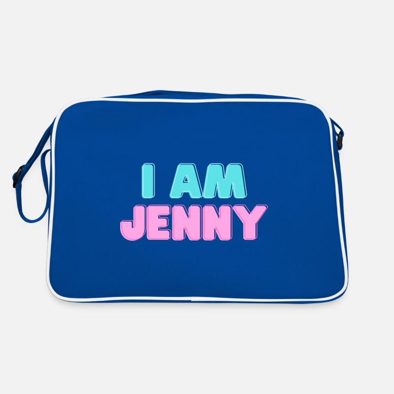 Ich bin Jennifer Jenny Name Geschenke Retro Tasche