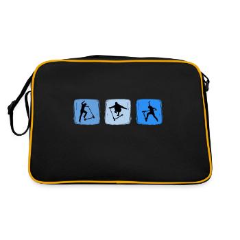 scooter stuntscooter stuntscootersport roller - Retro Bag - black/gold - Back
