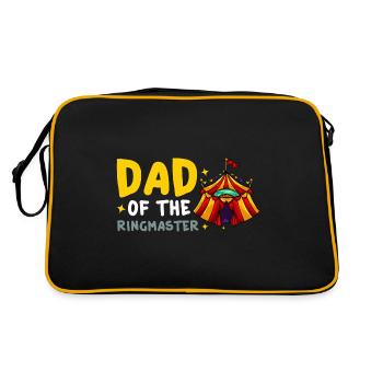 Circus Birthday Party Papa Theme Ringmaster - Retro Bag - black/gold - Back