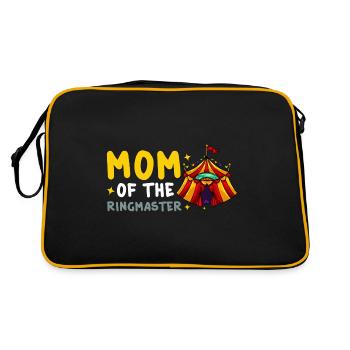Circus Birthday Party Mama Theme Ringmaster - Retro Bag - black/gold - Back
