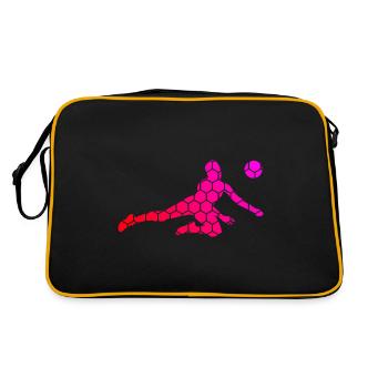 Volley-ball Joueur volley-ball Volley-ball Joueur de volley-ball - Sac Retro - noir/or - Dos