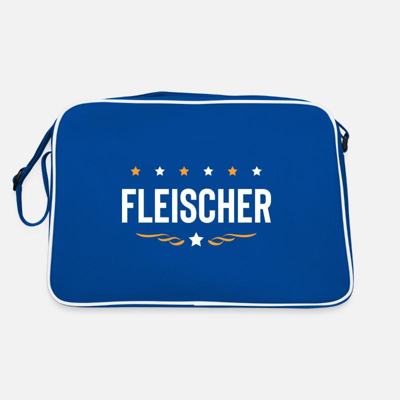 Fleischer Beruf Retro Tasche