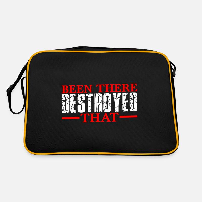 Been There Destroyed That 13 Retro Tasche