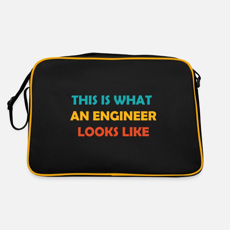 So sieht ein Ingenieur aus Retro Tasche