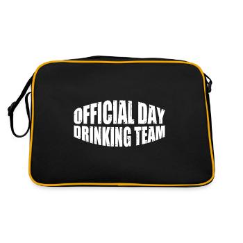Équipe officielle de consommation d’alcool 4 - Sac Retro - noir/or - Dos