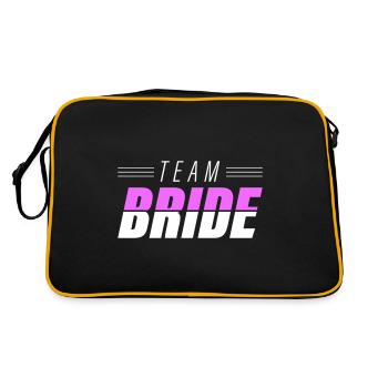Devis de mariage de l’équipe de la mariée - Sac Retro - noir/or - Dos
