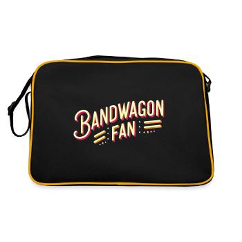 Bandwagon Fan 16 - Retro Bag - black/gold - Back
