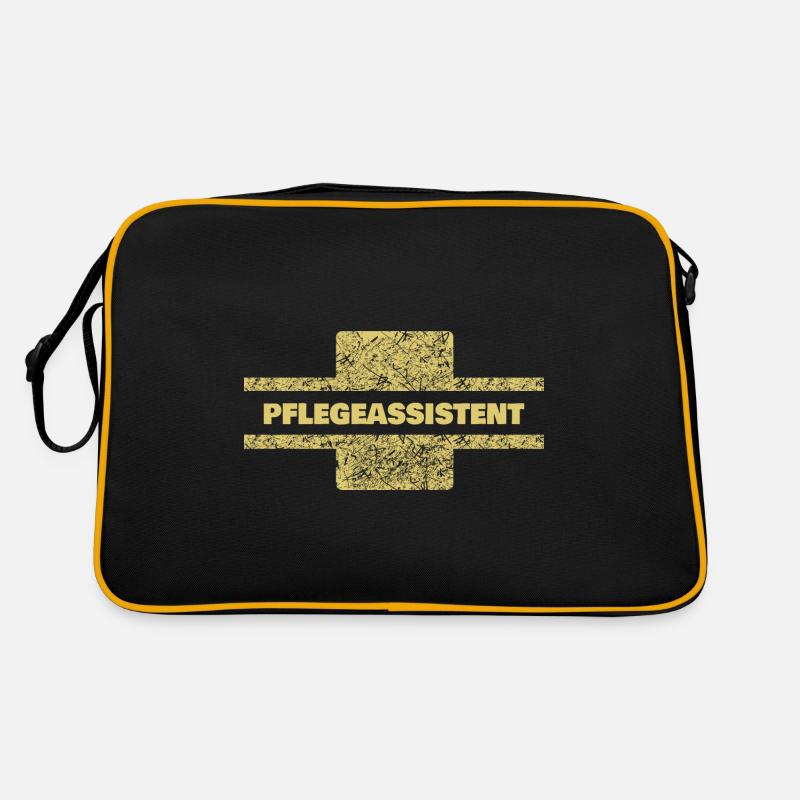 Pflegeassistent als Beruf Retro Tasche