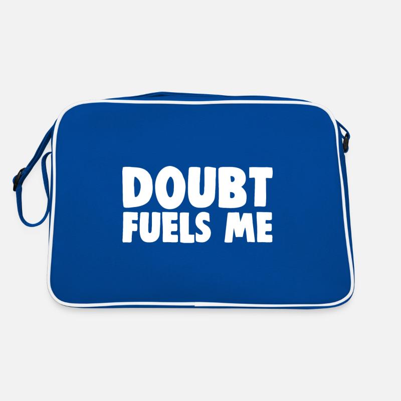 Doubt Fuels Me Retro Tasche