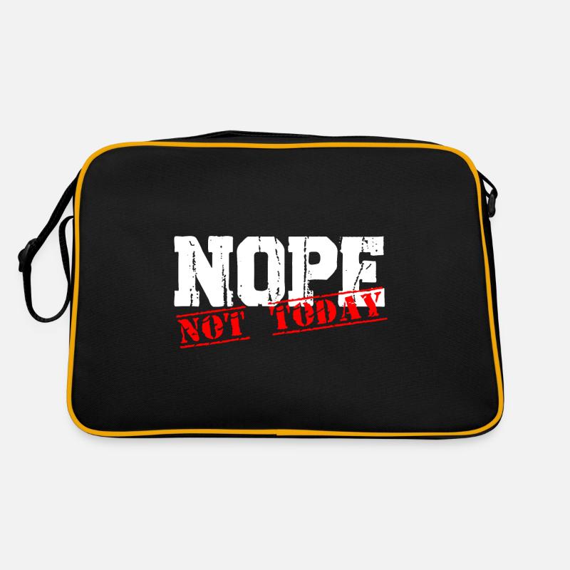 Nope not today Retro Tasche