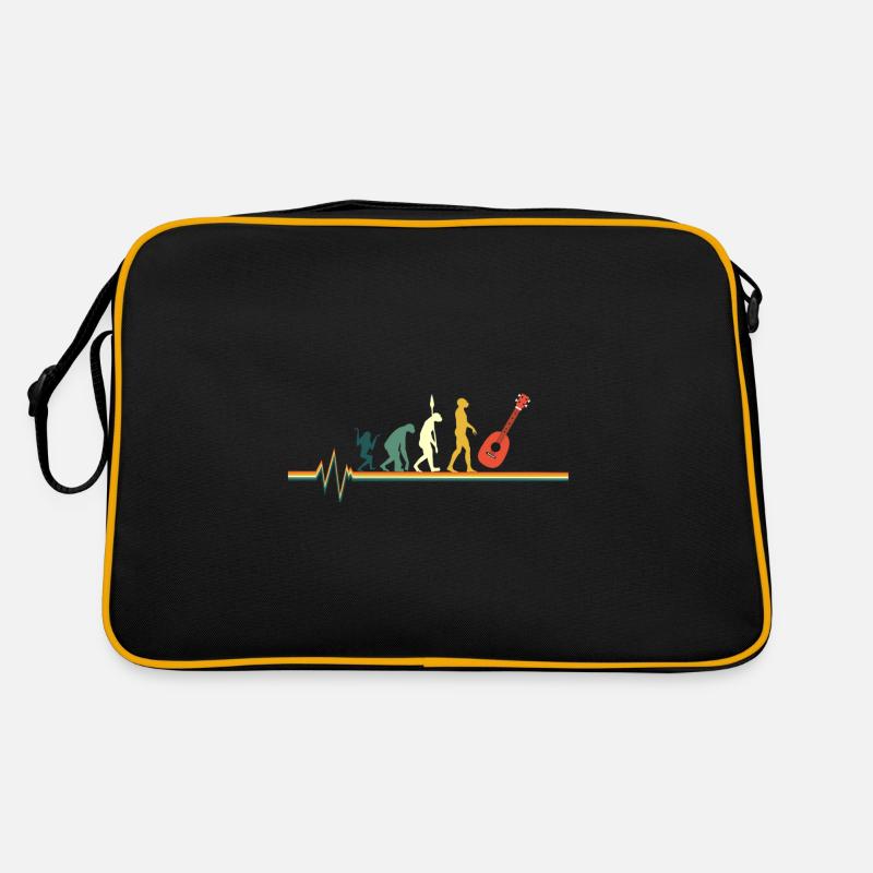 ukulélé - Sac Retro - noir/or