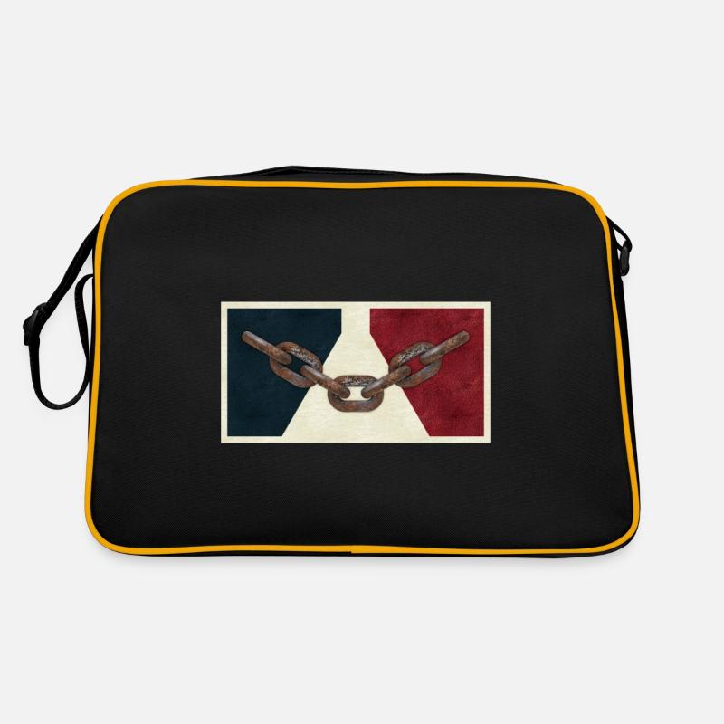 Black County Flag - Retro Bag - black/gold