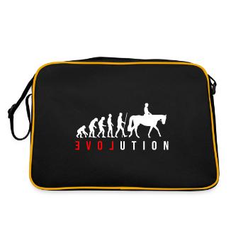 Dressage Evolution amour pour le cheval - Sac Retro - noir/or - Dos
