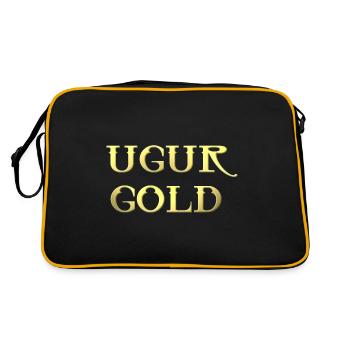 Ugur Gold / Hero / Money / World - Retro Bag - black/gold - Back