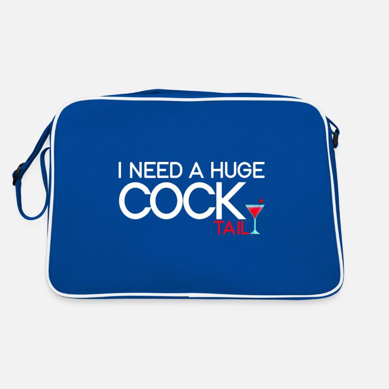 I Need A Huge Cocktail 2 Retro Tasche