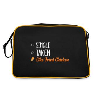 Glück Brathähnchen Foodaholic Fast Food Gifts - Retro Bag - black/gold - Back