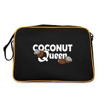 Wild Bushcraft Survival Jungel "Coconut-Queen" - Retro Tasche - Schwarz/Gold - Hinten