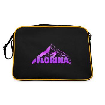 Berg Florina - Retro Tasche - Schwarz/Gold - Hinten