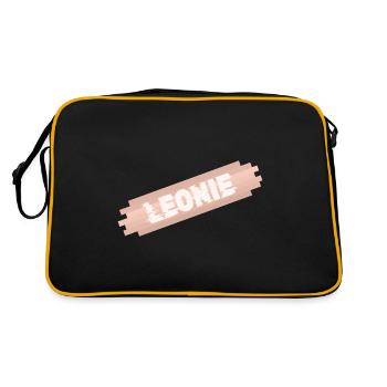 Cadeau pour Léonie - Sac Retro - noir/or - Dos