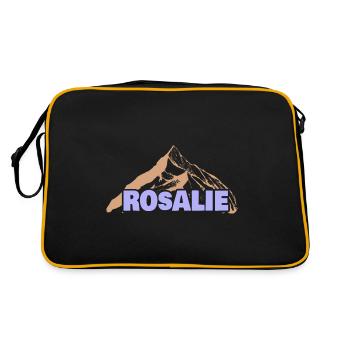 Funny for Rosalie Gift Idea Fun - Retro Bag - black/gold - Back