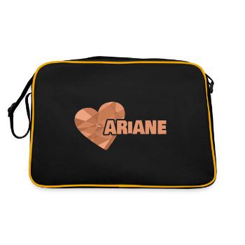 Ariane - Sac Retro - noir/or - Dos
