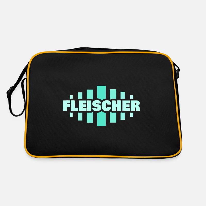 Beruf Fleischer Retro Tasche