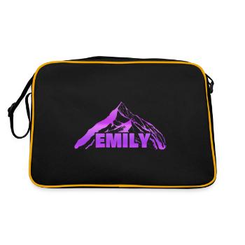 Emily - Sac Retro - noir/or - Dos