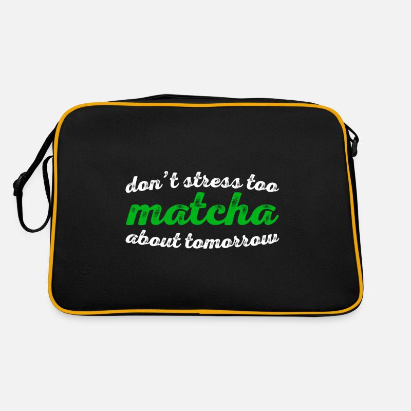 Don't Stress Too Matcha About Tomorrow 3 Retro Bag
