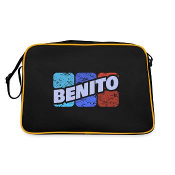 Cadeau pour Benito - Sac Retro - noir/or - Dos