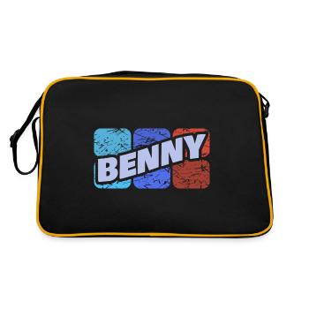 Cadeau pour Benny - Sac Retro - noir/or - Dos