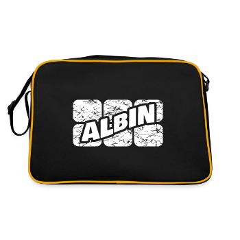 Albin Albin - Sac Retro - noir/or - Dos