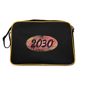 2030 - Sac Retro - noir/or - Dos