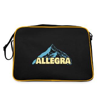Gift for Allegra - Retro Bag - black/gold - Back