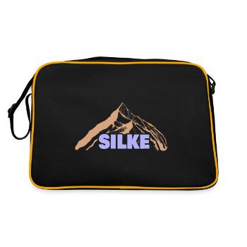 Idée cadeau Silke - Sac Retro - noir/or - Dos