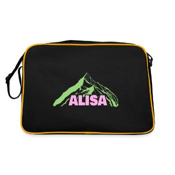 Mountaineering Alisa - Retro Bag - black/gold - Back