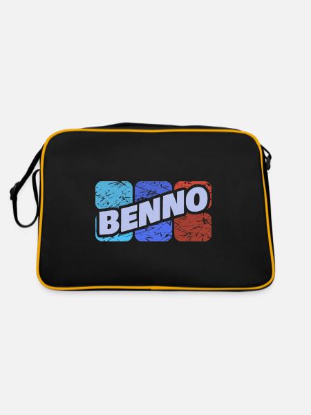 Benno Benno - Retro Bag - black/gold - Back