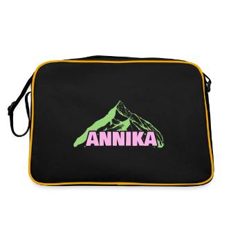Alpinisme Annika - Sac Retro - noir/or - Dos