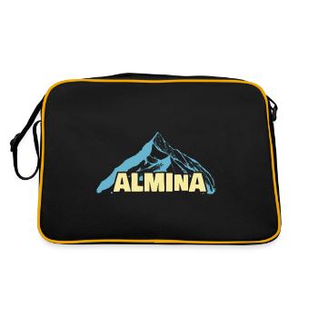Almina comme nom de femme - Sac Retro - noir/or - Dos
