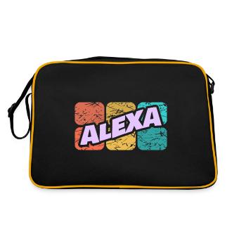 Alexa Alexa - Retro Bag - black/gold - Back