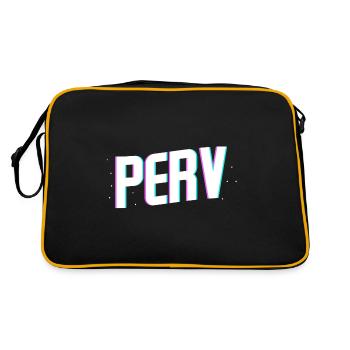 Perv Sexuality Dirty Saying Filthy Naughty Pervert - Retro Bag - black/gold - Back