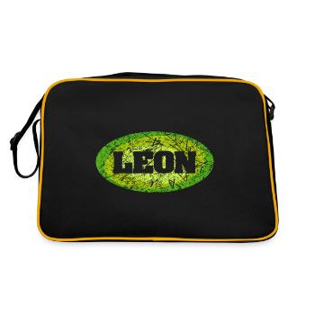 Leon - Retro Bag - black/gold - Back