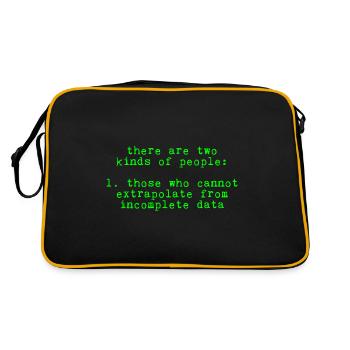 Ceux qui ne peuvent pas extrapoler à partir de données incomplètes4 - Sac Retro - noir/or - Dos
