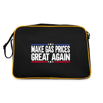 Make Gas Prices Great Again - Retro Bag - black/gold - Back