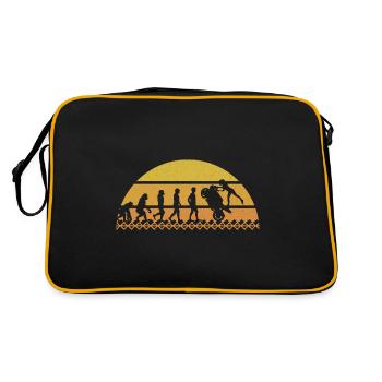 Motorcycling Supersport Biker Bike Biker - Retro Bag - black/gold - Back