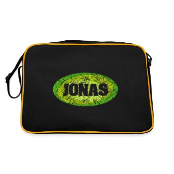 Jonas - Sac Retro - noir/or - Dos