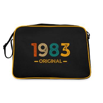 1982 Original - Sac Retro - noir/or - Dos